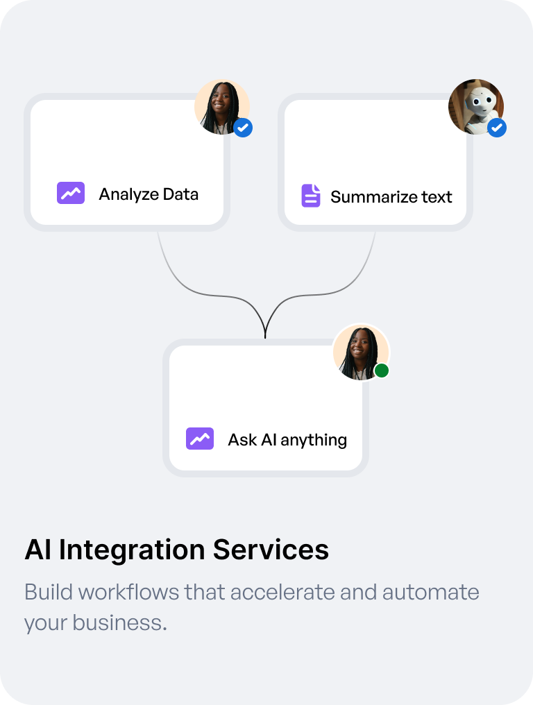 AI Integration Services workflow preview